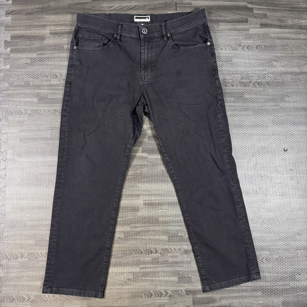 Travis Mathew Jeans Mens 34x27 Black Denim Golf Legacy Featherweight Stretch